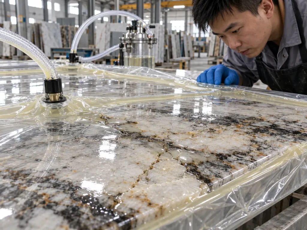 vacuum-infusion-epoxy-crack-penetration-stone