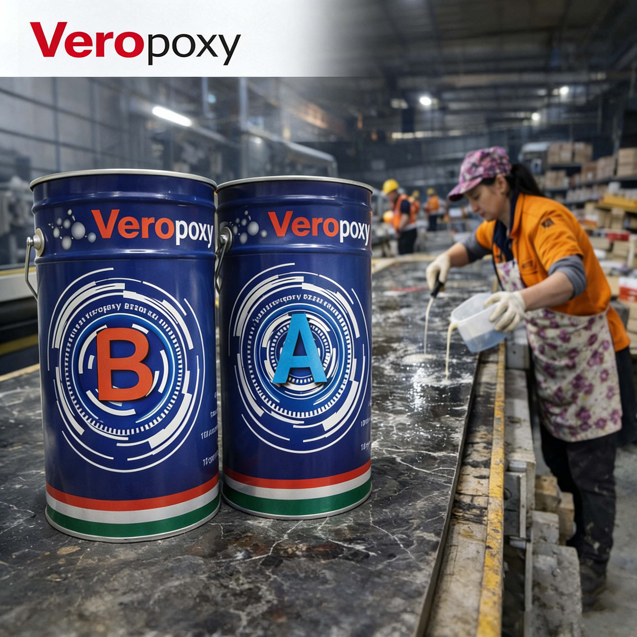 Color Enhancing Epoxy for Light Granite – 4099-BBS / D30M-BS