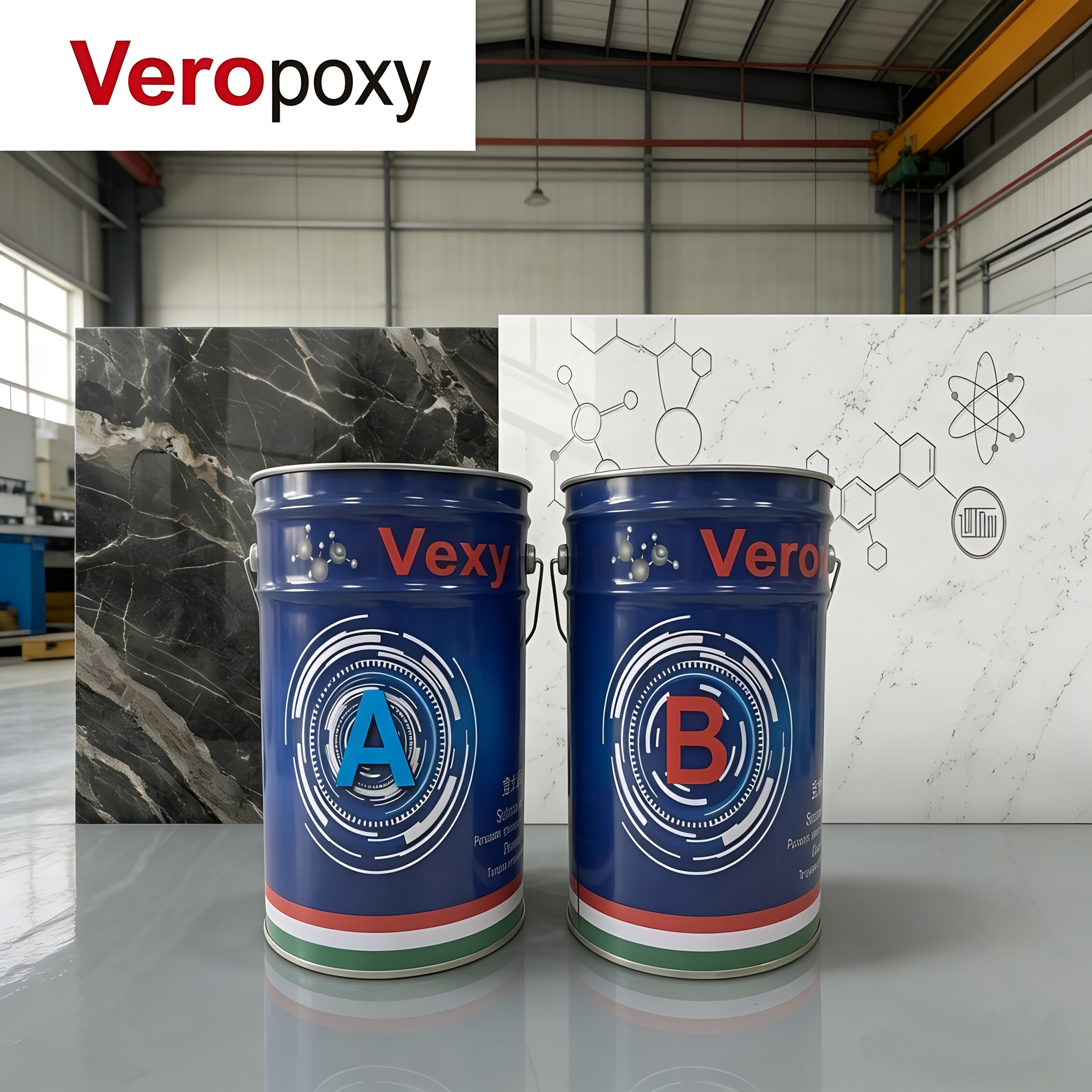 2step Low Viscosity High Penetration AB Glue for Black Granite